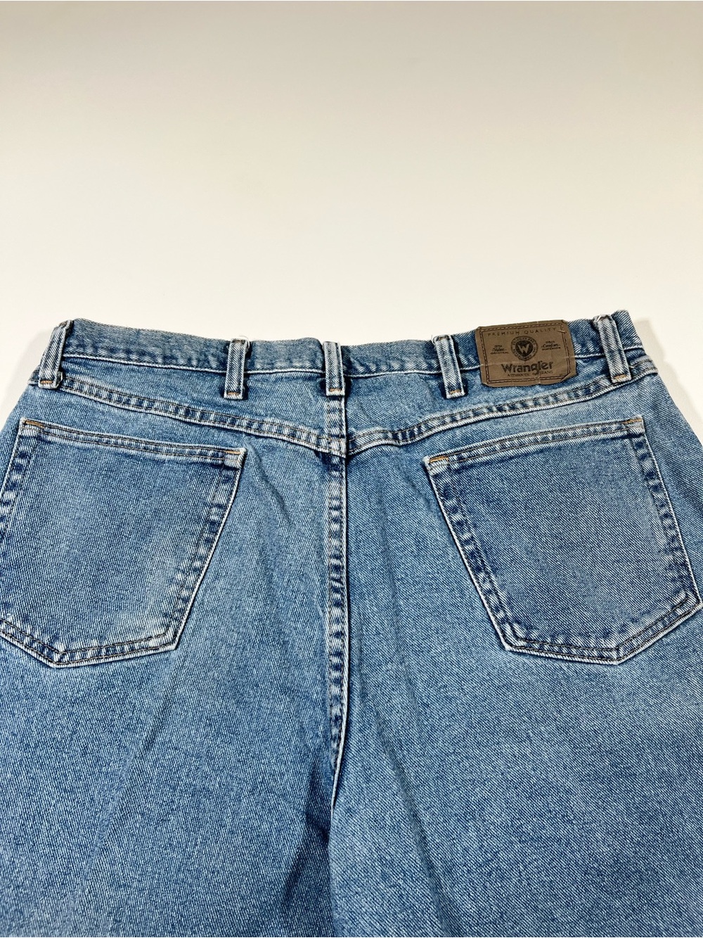 Wrangler Light Blue Men's Denim Shorts - Picture 2 of 5